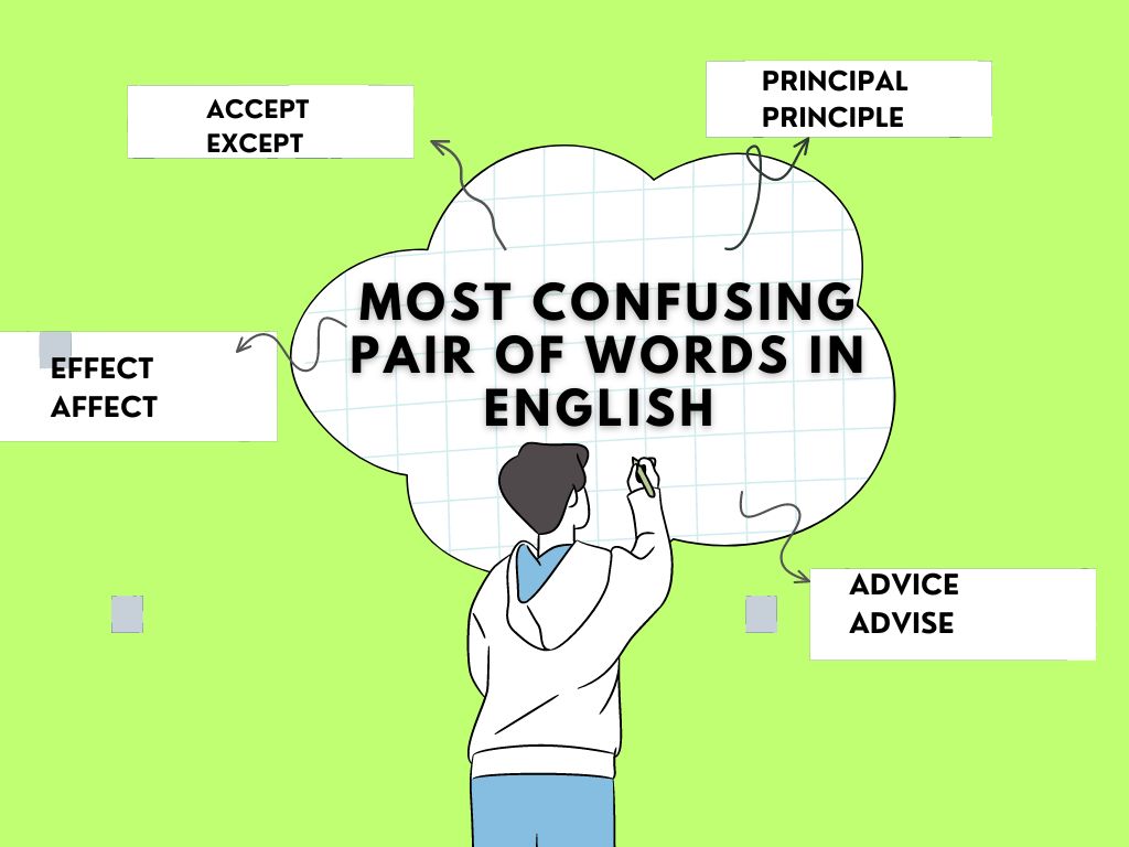 The most confusing word pairs in English